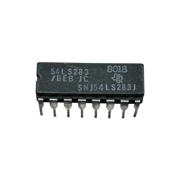 SN54LS283J 4-Bit Binary Full Adder IC (Military Grade, DIP-16)