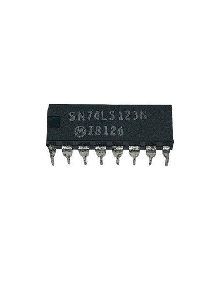 SN74LS123N Dual Retriggerable Monostable Multivibrator IC