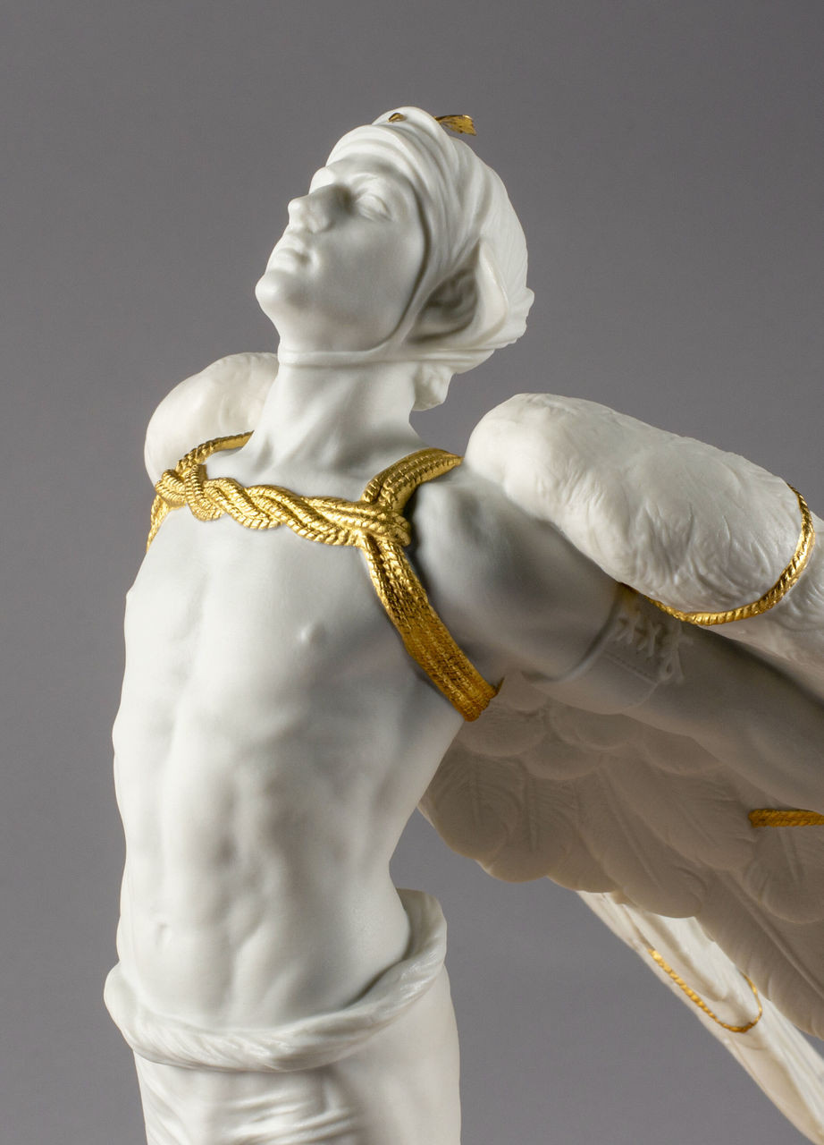 Lladró Hermes porcelain sculpture - White