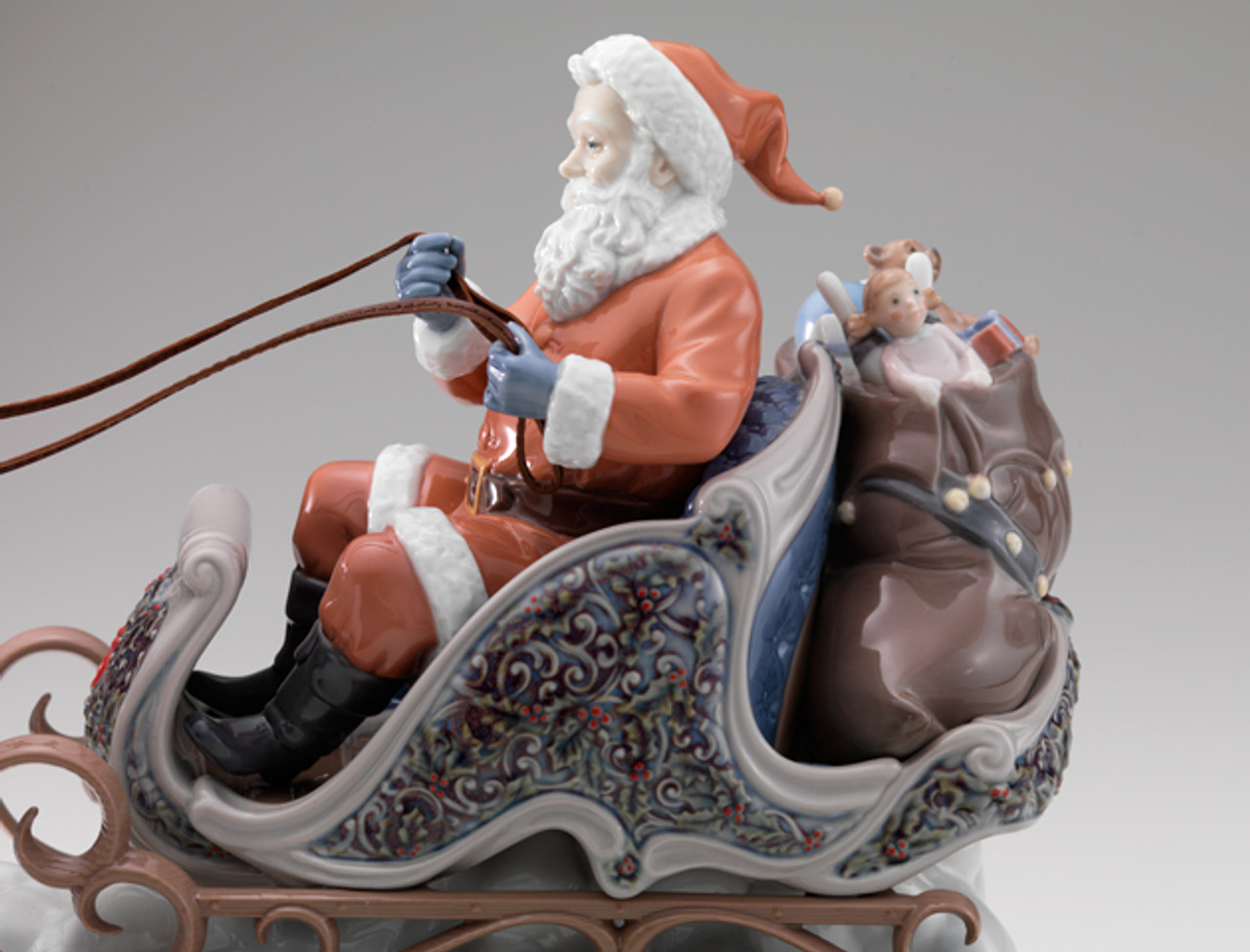 LLADRO SANTA'S MIDNIGHT RIDE