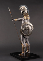 Porcelain sculpture of Spartan, the famous warriors of ancient Greece. 01009695
