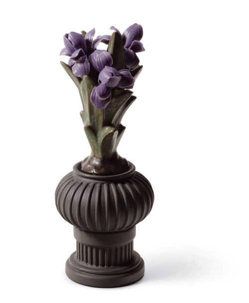 LLADRO LILY FLOWERS POT - WARRIOR BOY (01012543 / 12543)