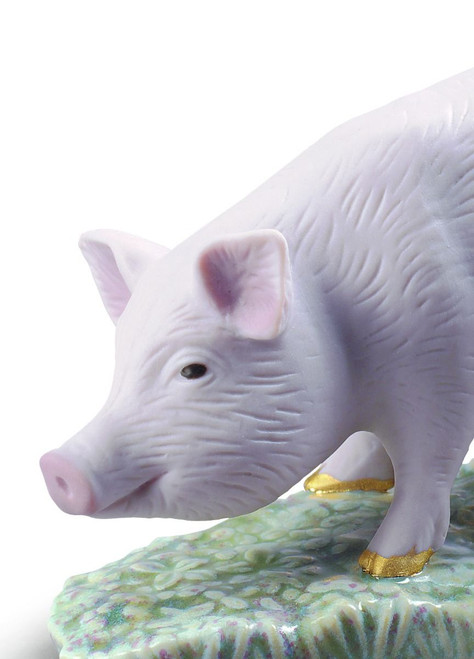 Lladro The Pig Mini Figurine 01009121
