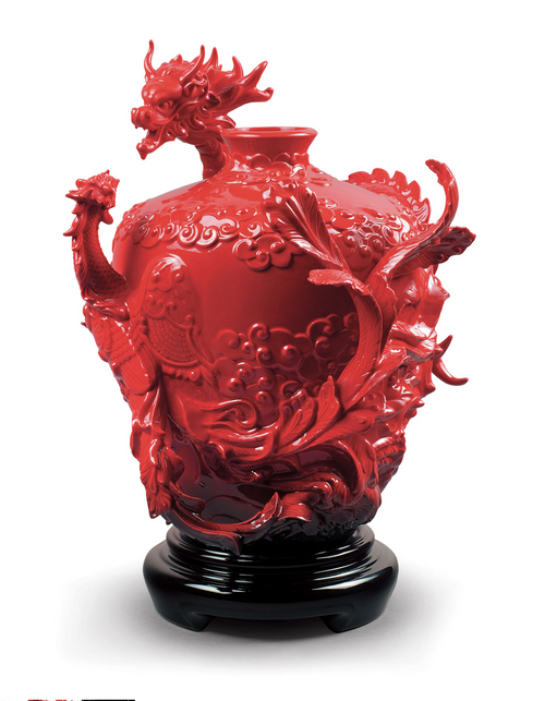 Dragon and Phoenix Vase  01009289