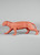 Panther Figurine. Coral matte 01009457 / 9457