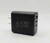 USB 65w Triple-Port Wall Charger Power Brick