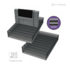 10-Game Storage Stand for Super NES (2 Pack) - Hyperkin