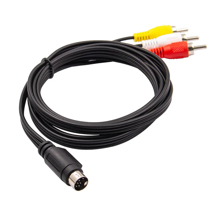 AV Composite Cable for Sega Saturn - Stone Age Gamer