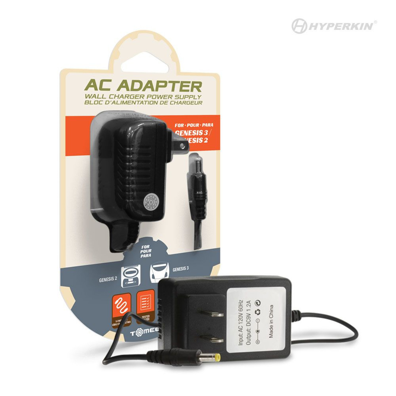 AC Power Adapter for Sega Genesis Model 2 - Tomee - Stone Age Gamer