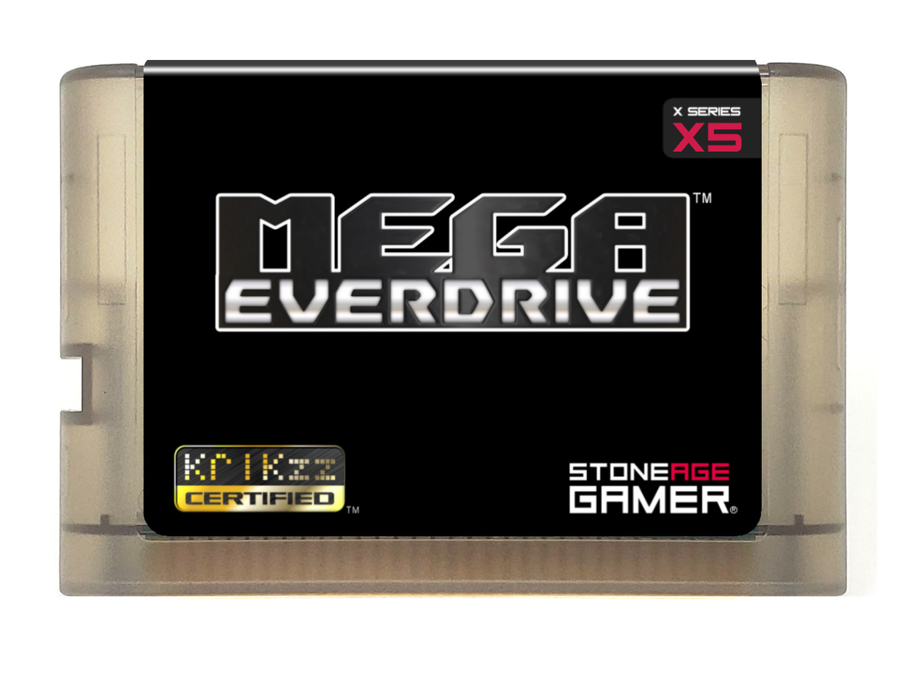 Mega Everdrive X5 Black For Sega Genesis By EverdriveStore