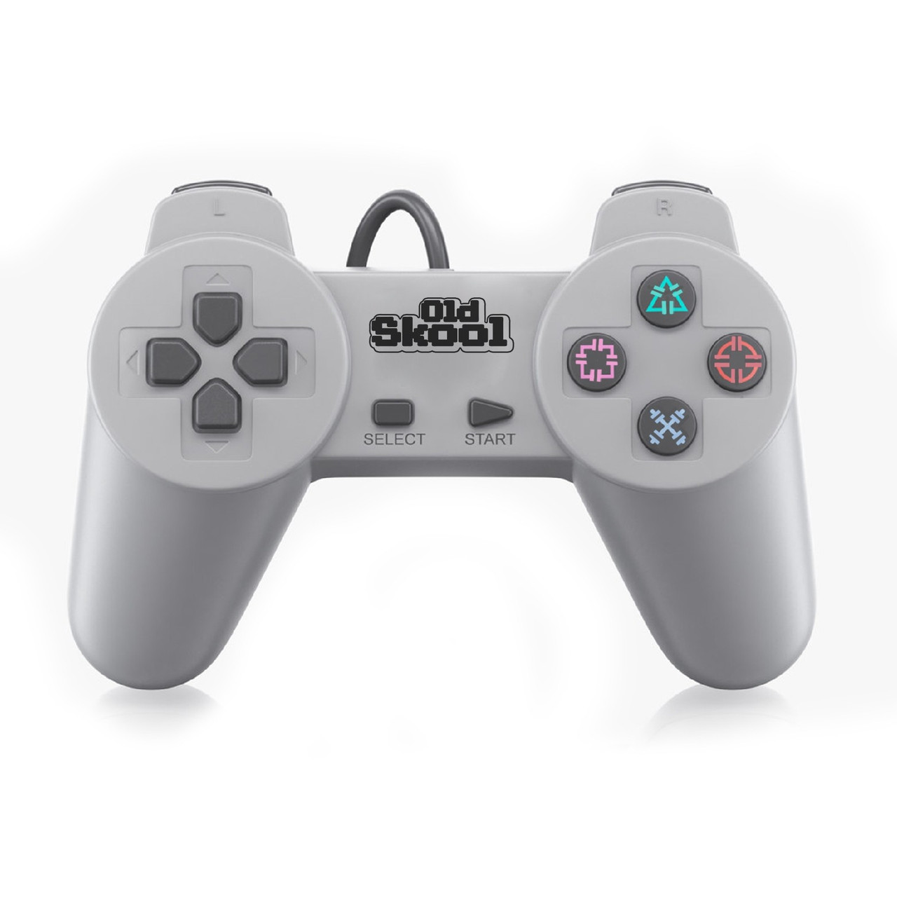 Old Skool Playstation Controller Original Style - Stone Age Gamer