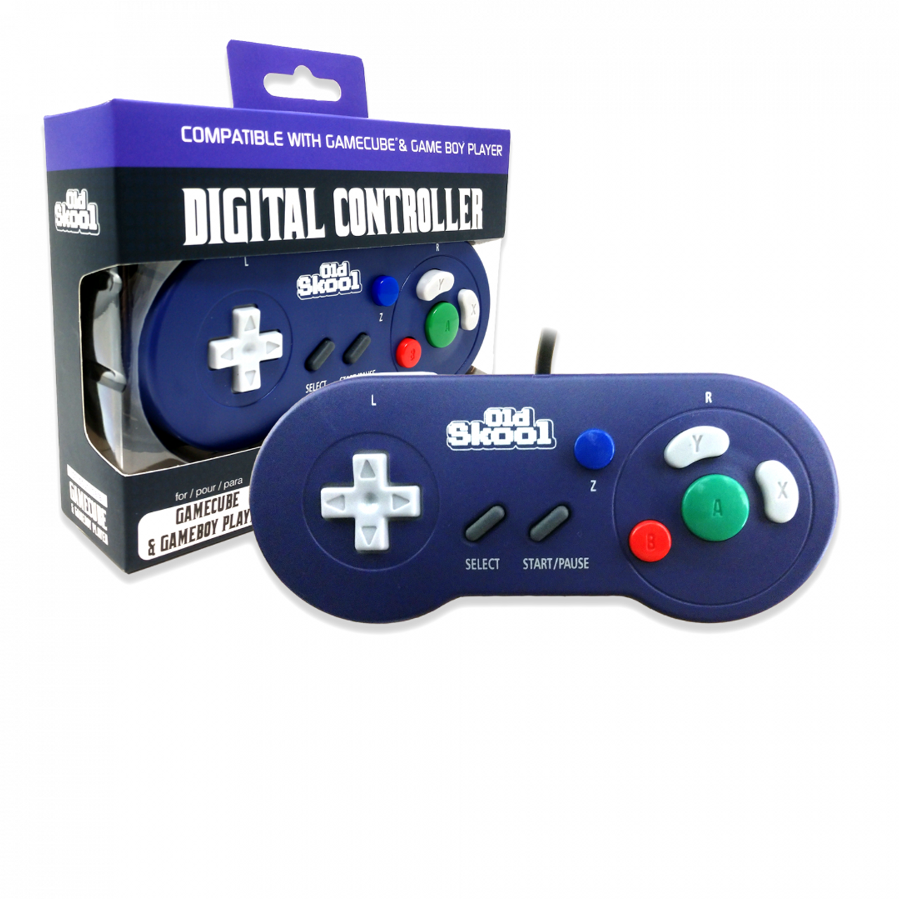 Digital Controller for GameCube - Old Skool - Stone Age Gamer