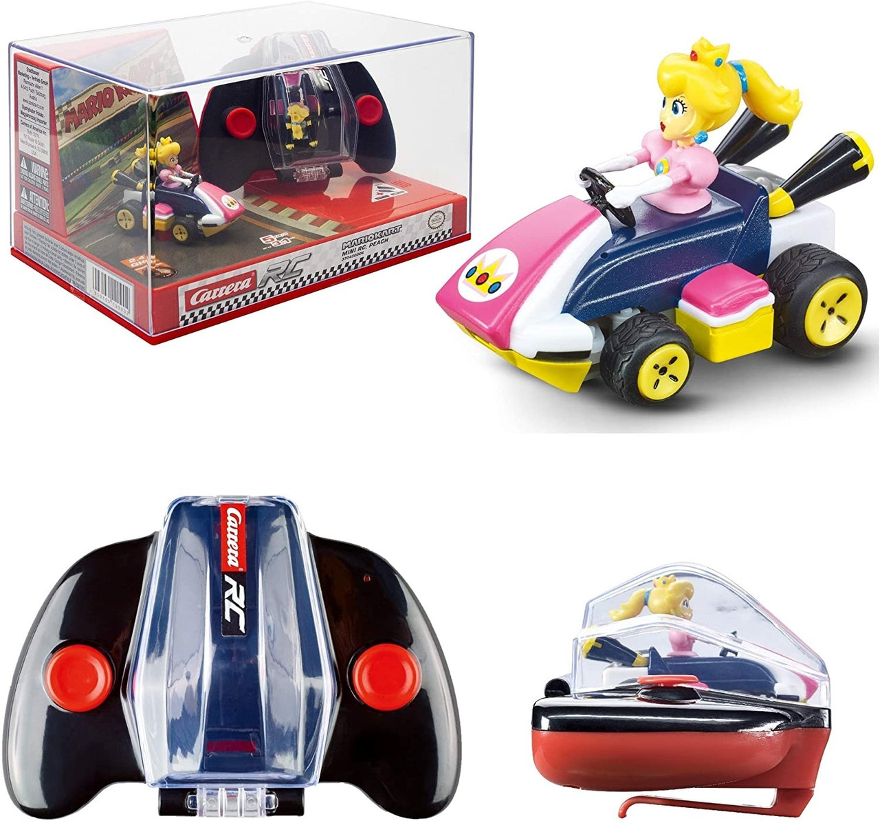 Carrera Rc Official Licensed Mario Kart Peach Race Kart 150 Scale 24 Ghz Remote Control Car 0625