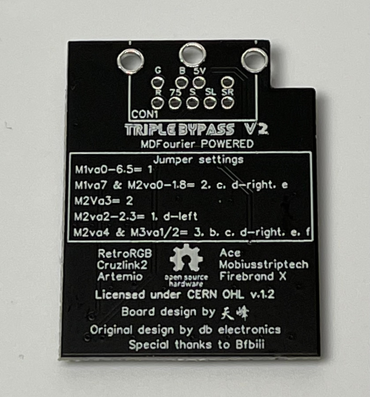 Triple Bypass Version 2 for Sega Genesis/Mega Drive Version 2 Stone