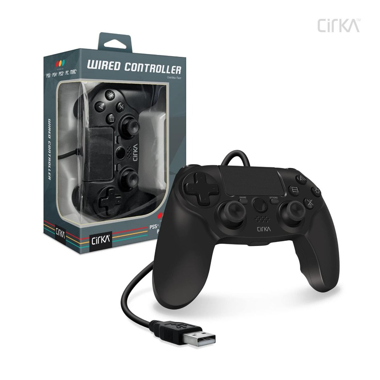 NuForce Wired Game Controller for PlayStation 4, PC, and Mac - CirKa -  Stone Age Gamer