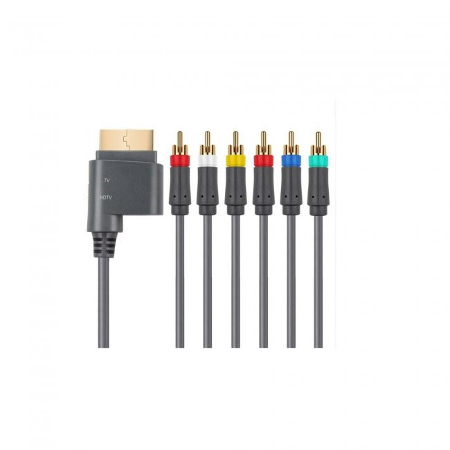 Official HD AV Component Cable for Xbox 360 - Microsoft - Stone