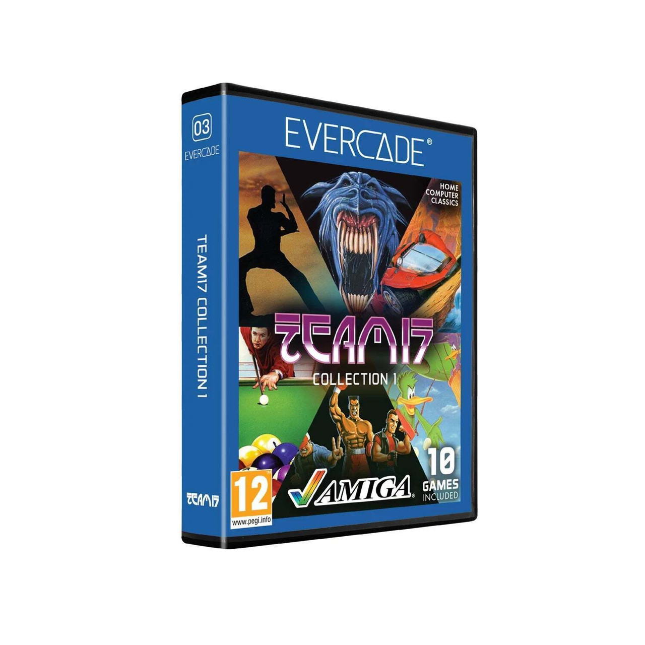 Team 17 Amiga Collection 1 - Evercade Game Cartridge - Stone Age Gamer
