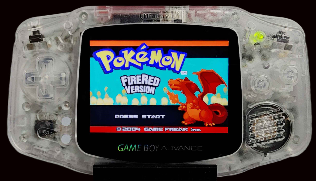 GameBoy Advance OEM LCD Upgraded System Crystal Clear Stone