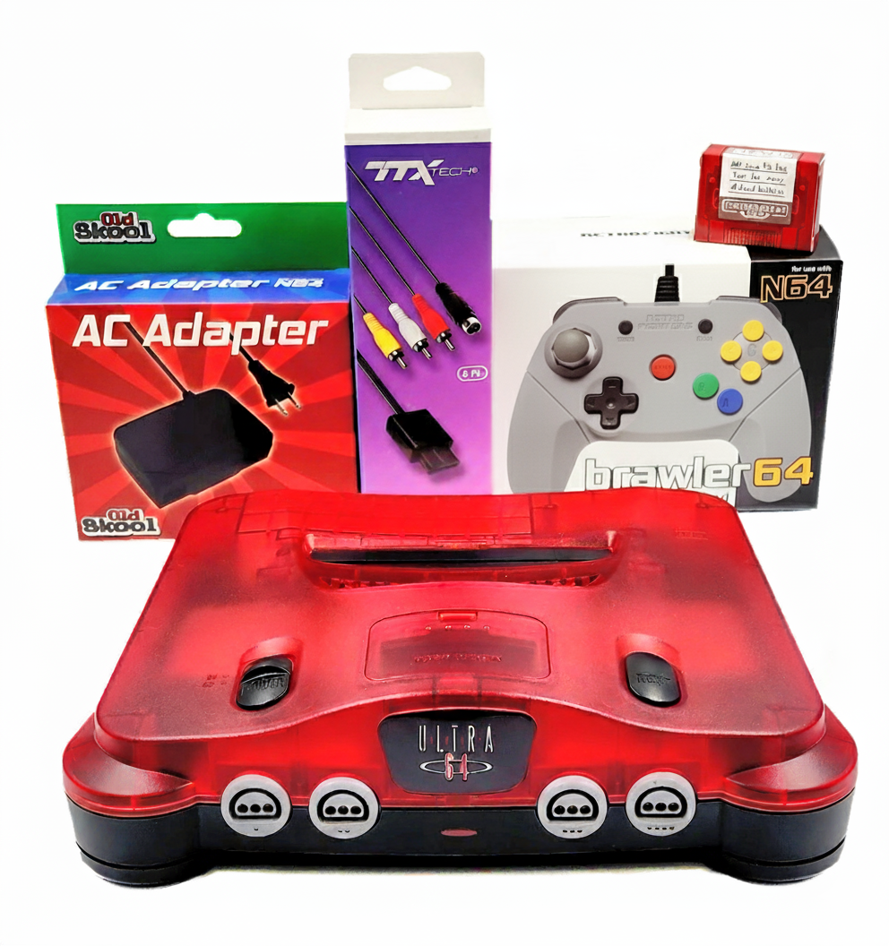 New Funtastic N64 Standard Console Bundle Stone Age Gamer