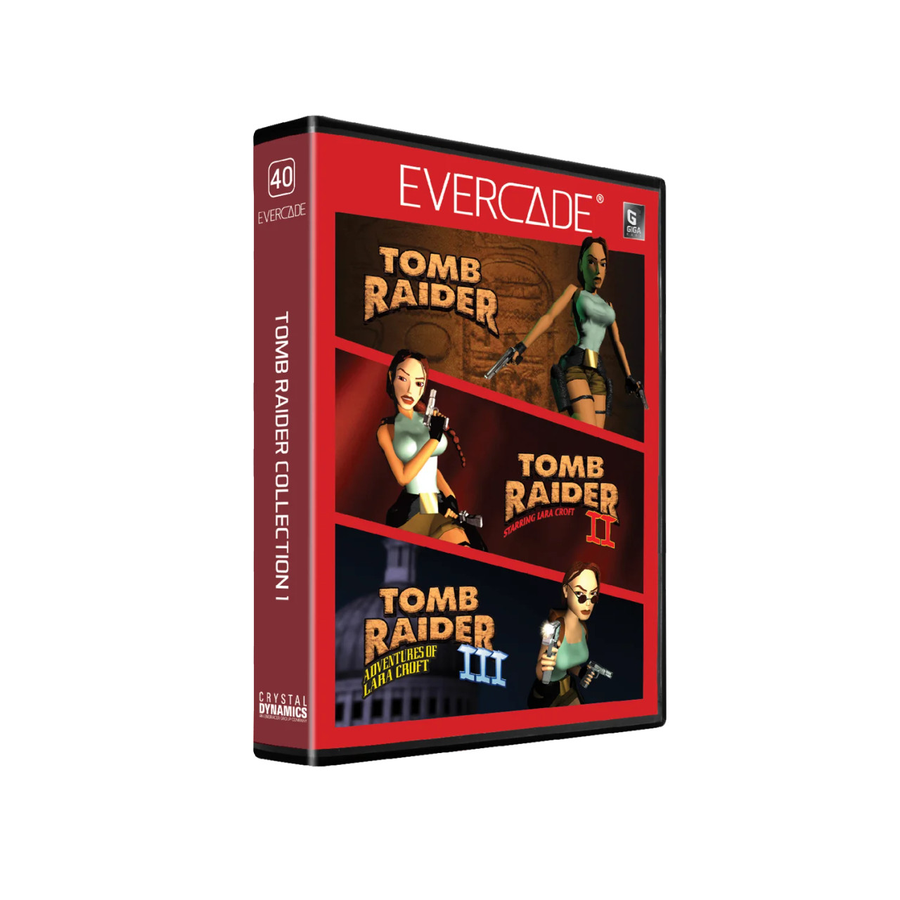Tomb Raider Collection 1 - Evercade Game Cartridge - Stone Age Gamer