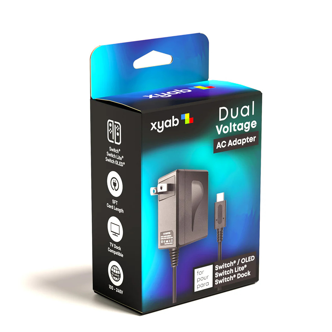 Dual Voltage AC Adapter - Nintendo Switch - Stone Age Gamer