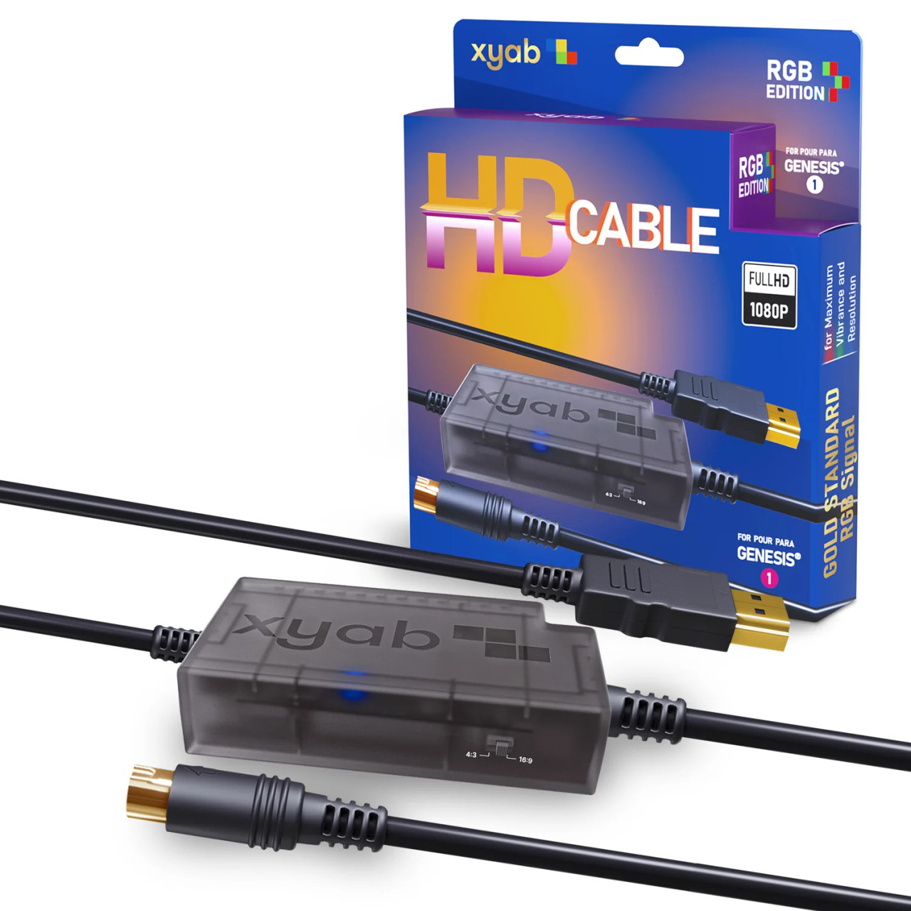 RGB+ HD Link Cable for Sega Genesis 1 - Stone Age Gamer
