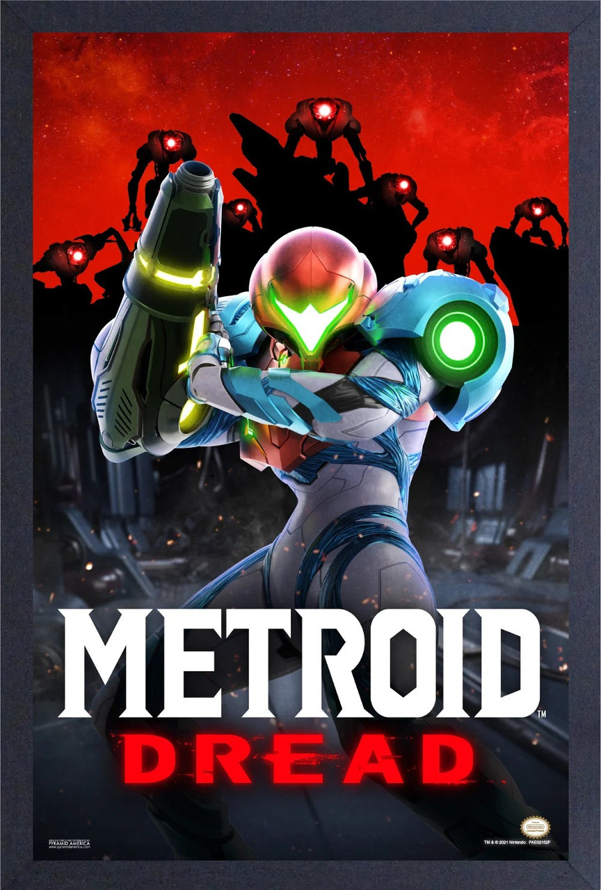 Metroid Dread - Framed Gel Coated Poster - Stone Age Gamer