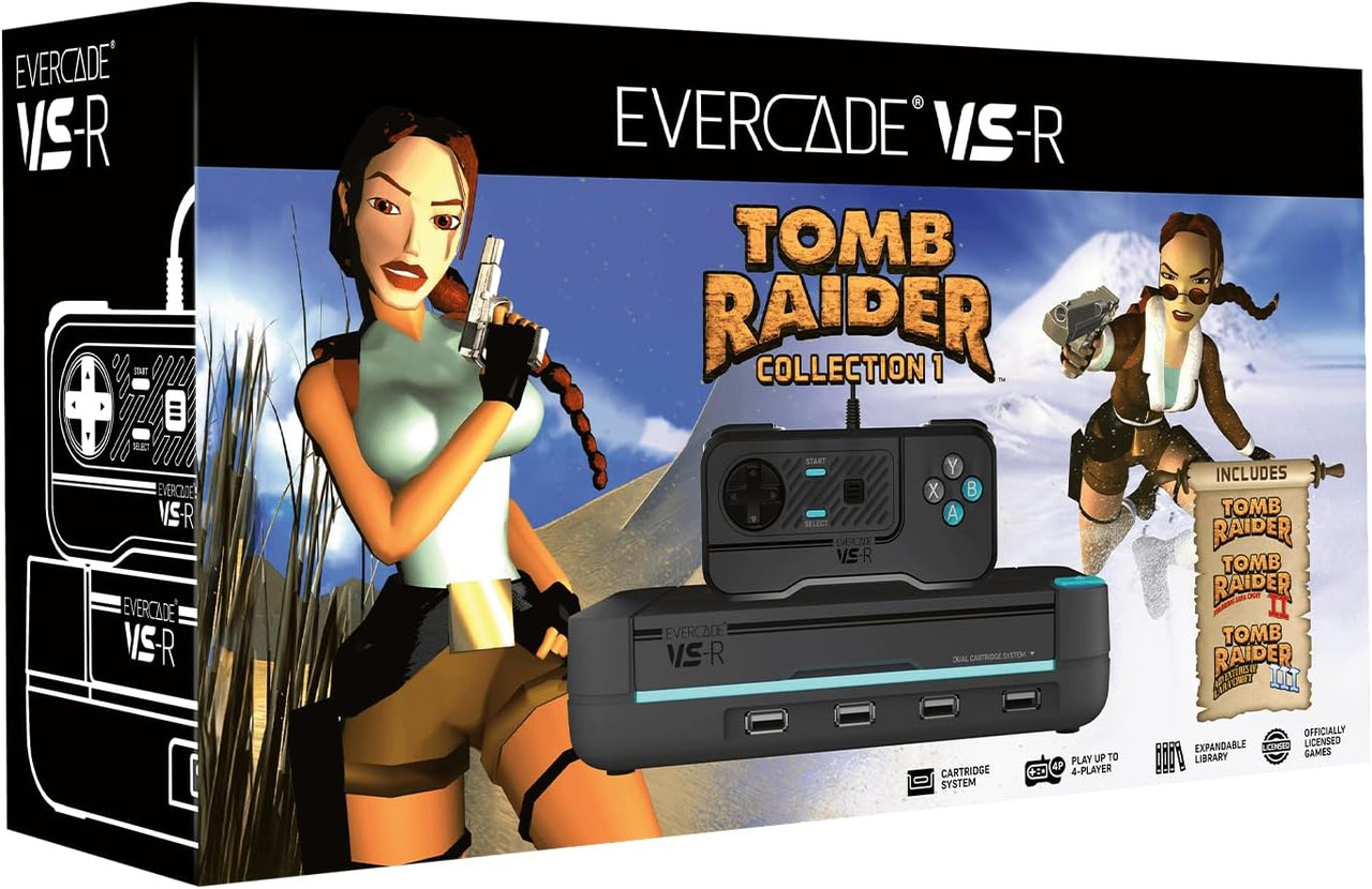 Evercade VS-R Console - Tomb Raider Pack - Stone Age Gamer
