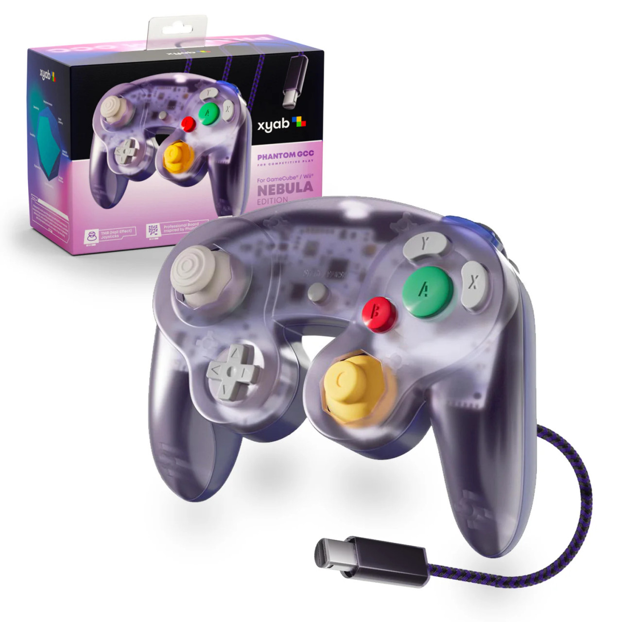 Phantom GCC Pro-Level Wired Controller for Nintendo GameCube