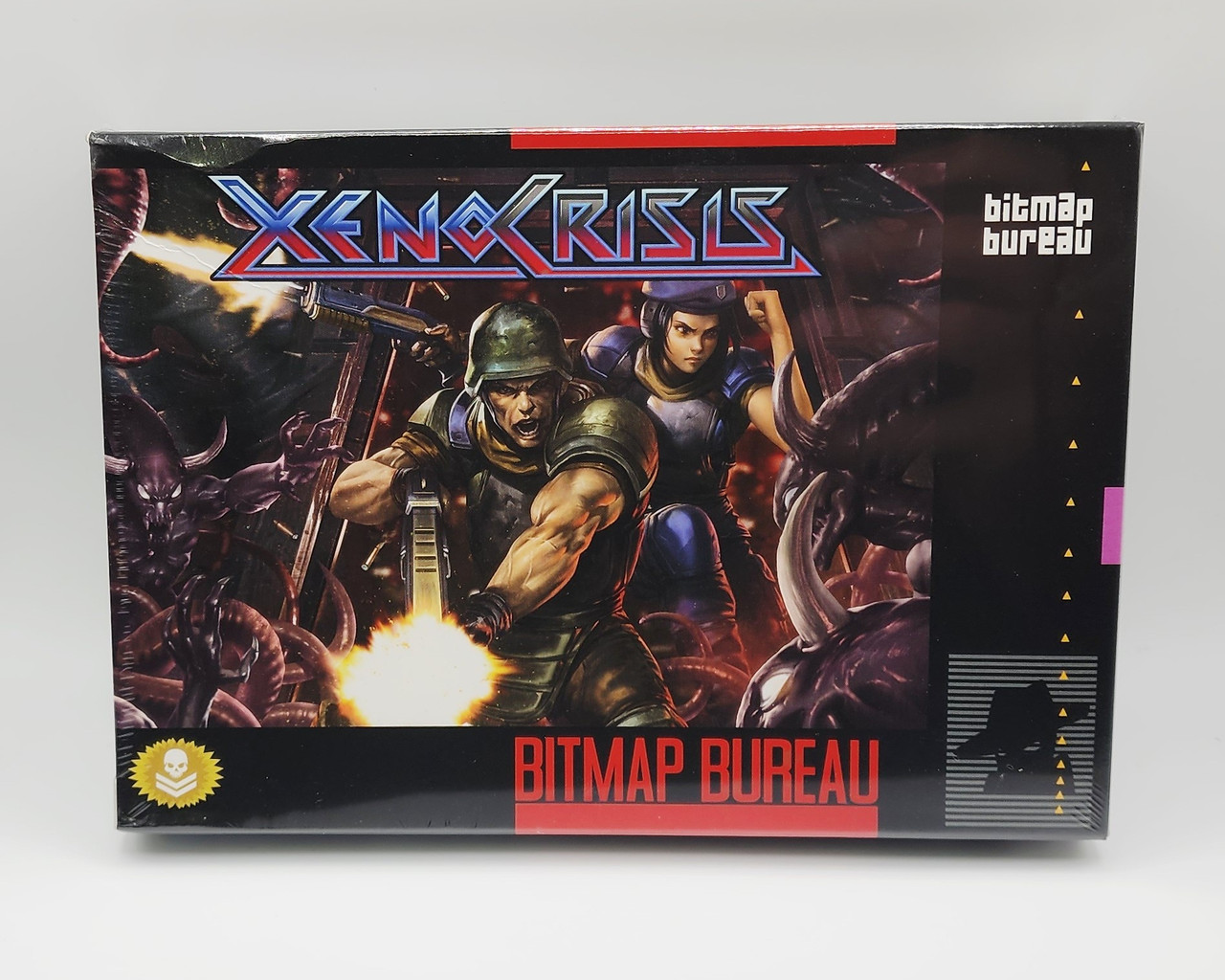 新品未開封 Xeno Crisis ゼノクライシス Xenocrisis Xeno Crisis - Super NES (Damaged Box) - Stone Age Gamer