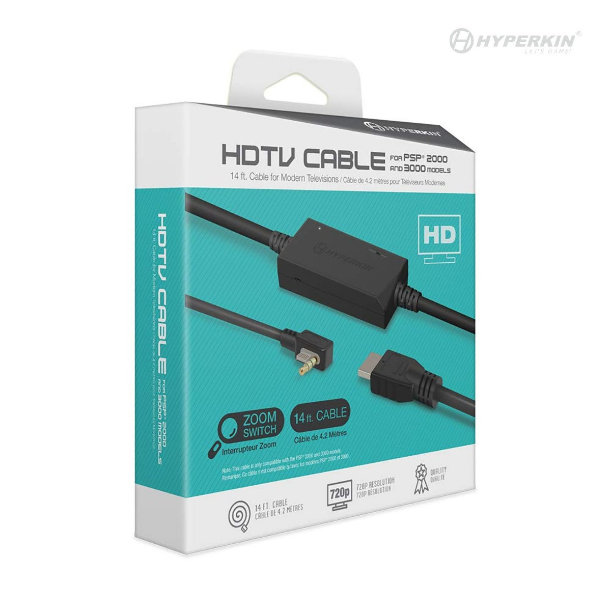HDTV Cable For PSP (2000 & 3000) with Zoom - Stone Age Gamer