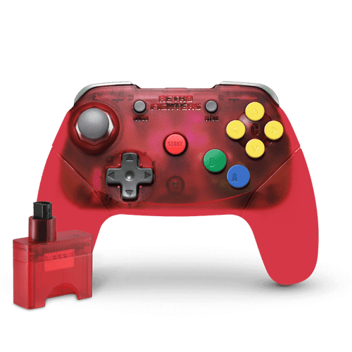 Literaire kunsten kussen Zonder hoofd Retro Fighters Brawler64 WIRELESS N64 Controller Game Controller - Stone  Age Gamer