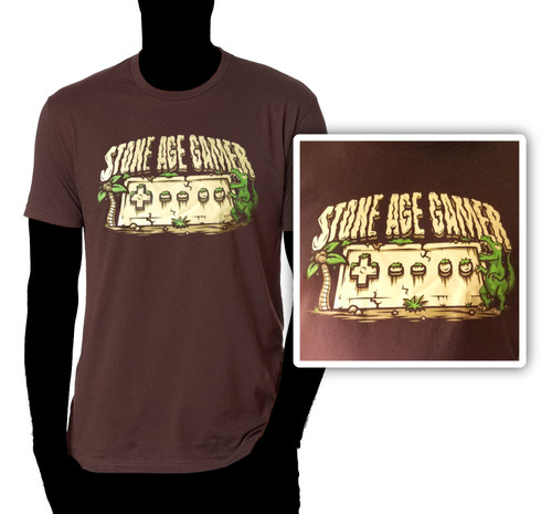 Stone Age Gamer "Jurassic Controller" T-Shirt