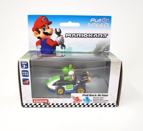 Carrera  Mariokart Pullback Toy 1:43 Scale Yoshi Pullback 