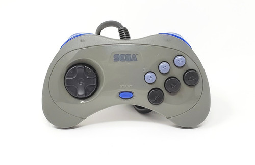 Sega Saturn Original Controller - Gray (Very Good Condition)