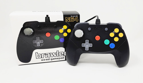 Brawler64 Wired Controller for Nintendo 64 (v2.0) - Retro Fighters 