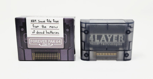 N64 Forever Pak 64 - 256KB Memory Pak for Nintendo 64 - Stone Age Gamer