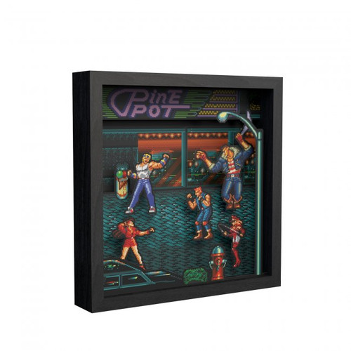 Streets of Rage Shadowbox Art - Pixel Frames