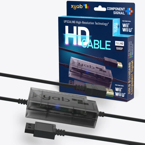 YPbPr Component Cable for Wii and Wii U - HD Retrovision - Stone