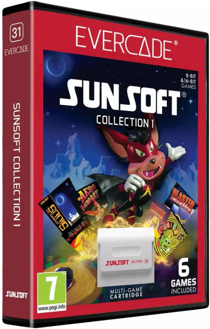 Sunsoft Collection 2 - Evercade Game Cartridge - Stone Age Gamer