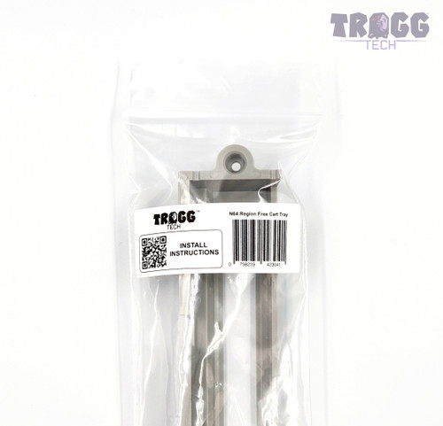 Injection Molded Notch-less Cart Tray for Nintendo 64 - Trogg Tech