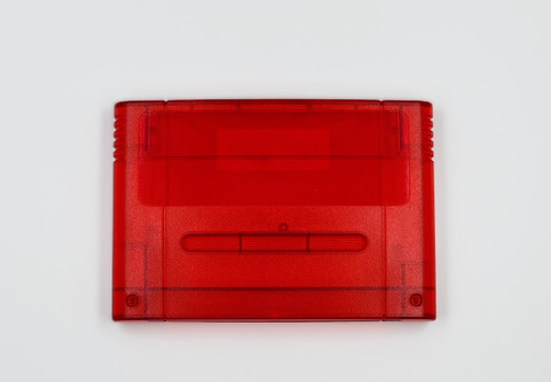 Clear Red FXPak Pro / Super EverDrive / SD2SNES Pro Universal Cart Shell
