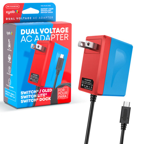 Dual Voltage AC Adapter - Nintendo Switch - Stone Age Gamer