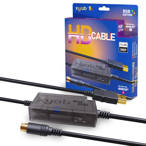 RGB+ HD Link Cable for Sega Saturn - XYAB - Stone Age Gamer