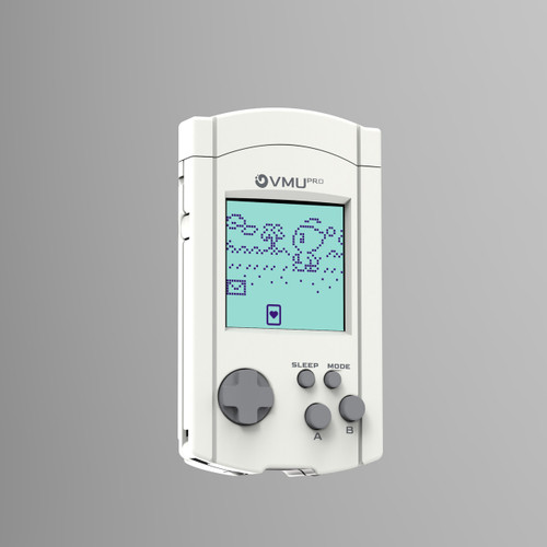 Carte Mémoire VMU Sega Dreamcast – Bleu Transparent – Neuf – Visual Memory Unit