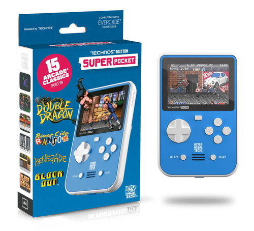 Evercade　SUPER POCKET Double Dragon 青 Hyper Mega Tech! Technos Super Pocket [Evercade] - Stone Age Gamer