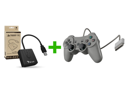 Wingman FGC Retro for PS4 PS5 & PC - Brook [+FREE CONTROLLER]