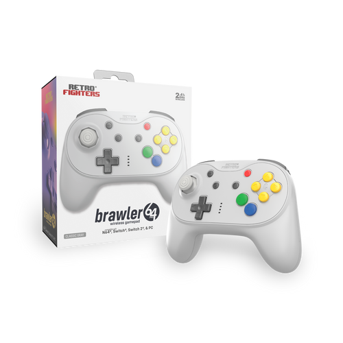 Brawler64 Pro Series Wireless Controller N64 / Switch / Switch 2 / PC