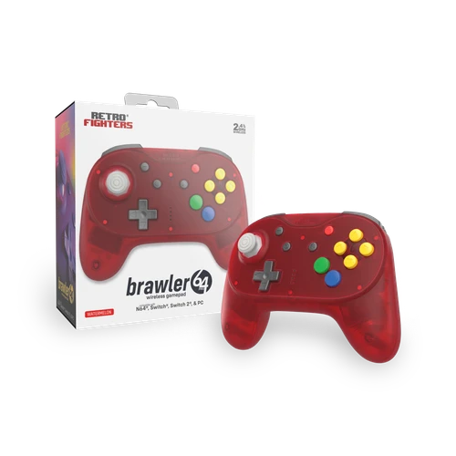 Brawler64 Pro Series Wireless Controller N64 / Switch / Switch 2 / PC ...