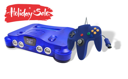 Midnight N64 Console Shell + Free Controller [HOLIDAY SPECIAL!]